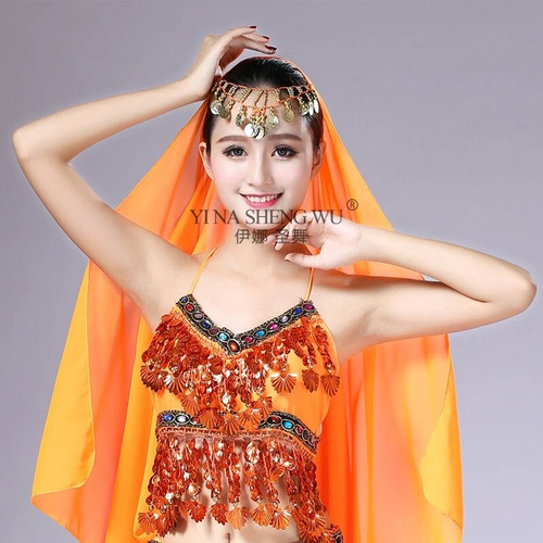 Disfraz De Baile Del Vientre Para Mujer De Bollywood, 1 Piez