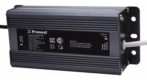 Imagen 2 de 8 de Fuente Switching Exterior Pronext 12v 4a Certificada Ip66