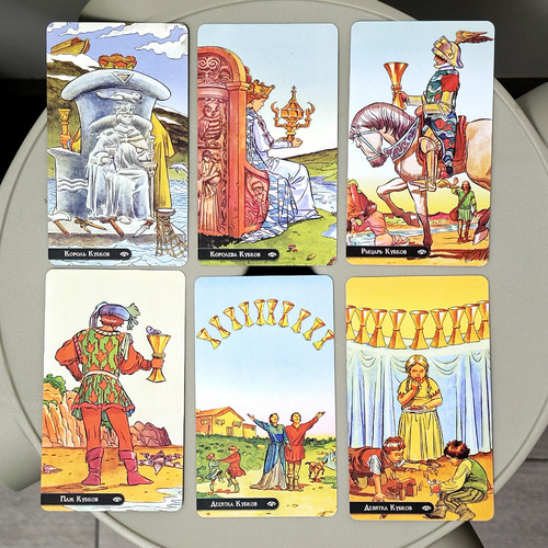 Em Unidades 78 De Cartas Russas New Rider De 10,3* 6 Cm Taro
