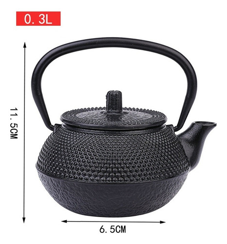 S Tetera De Hierro Con Infusor De Acero Inoxidable, Hierro.