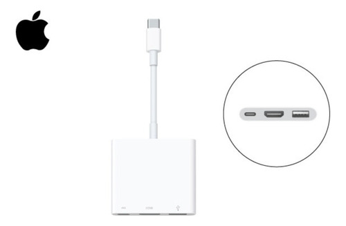 Adaptador Usb- C A Digital Av Hdmi/ Apple 100%original