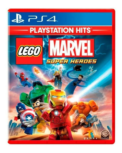 Lego Marvel Super Heroes - Ps4 - Mídia Física - Novo