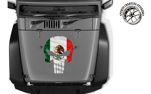 Calcomania Sticker México Cofre Jeep Wrangler Sahara