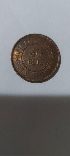 Vendo Moeda De 40 Réis De 1900.