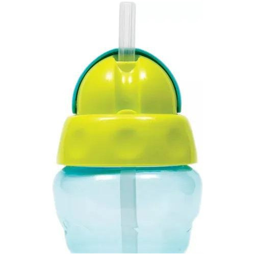 Garrafinha Com Canudo De Silicone Fresh Azul - Buba