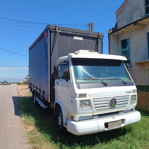 Vw Worker 8-120 Sider Trabalhando