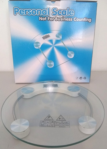 Peso De Bano Balanza Bascula Digital Personal Vidrio 180 Kg