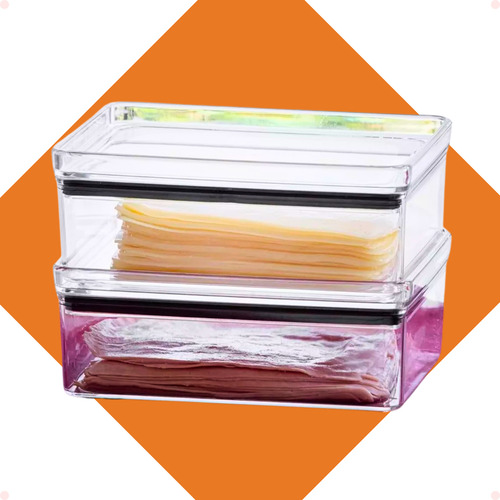 Porta Frios Hermético Transparente Acrílico Pote Tapoer Full