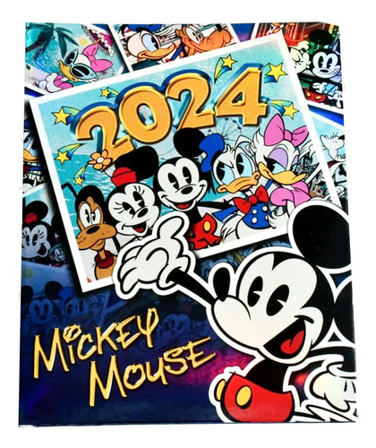 Mickey Mouse Retro 2024 Álbum De Fotos De 4 X 6 Pulgadas Con
