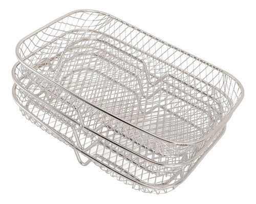 Estante Para Freidora De Acero Inoxidable, Cesta Multifuncio