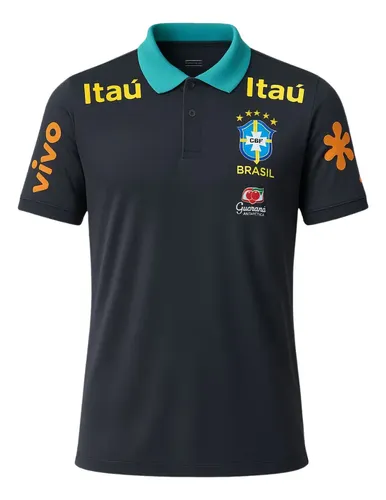 Camisa Brasil Masculina Versão Retrô Comemorativa