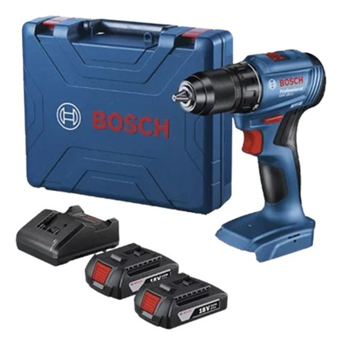 Furadeira Parafusadeira Bosch 2 Bateria 18v Gsr185 15 Acess