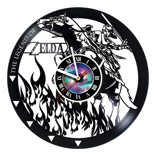 Reloj De Pared Compatible Con The Legend Of Zelda Breath 