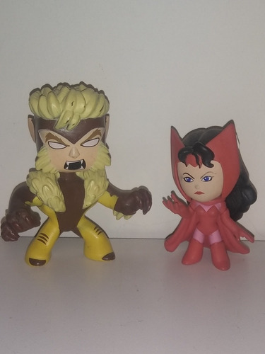 Funko Marvel Mystery Minis Bobble Head Sabretooth Scarlett W