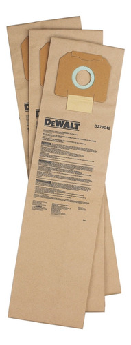 Dewalt Bolsa Filtro Papel Para Extractor Polvo Marron