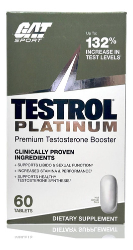 Testrol Platinum 60 Tabletas Gat.