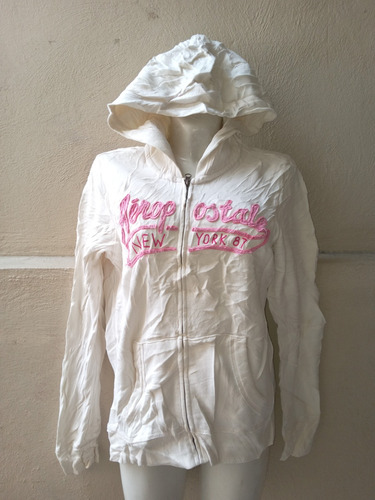 Sudadera Blanca Aeropostale Talla L De Mujer (1 )-i7 