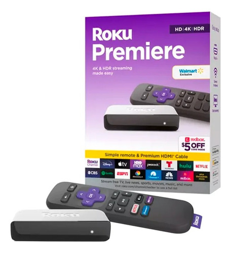 Roku 4k Premiere Box Para Mi Tv Hd Wifi Streaming Stick