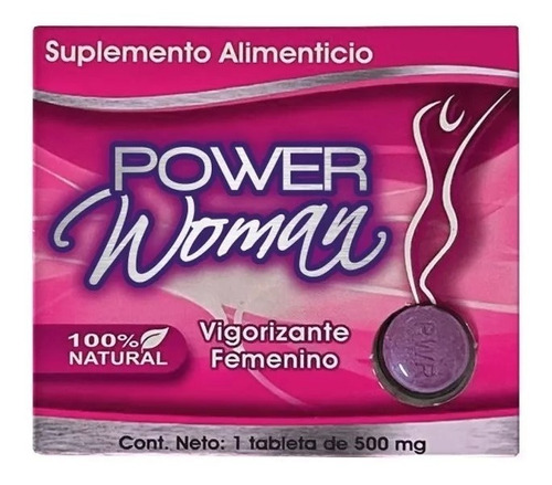 Suplemento Alimenticio Powerwoman, Vigorizante 1 Tableta