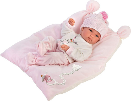 Reborn Muñeca Bebe Real 35cm Cuerpo Completo Bañarlo Llorens