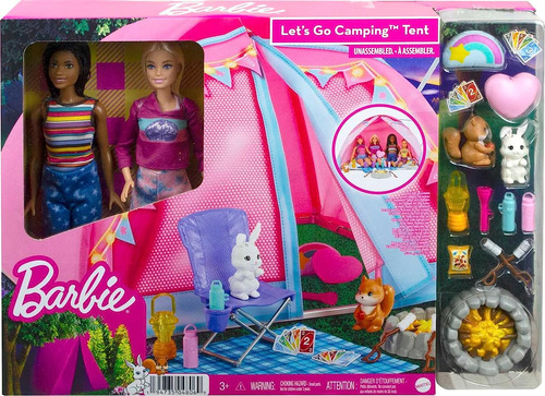 Barbie Toma Dos Accesorios De Muñecas 20, Vamos A Acampar El