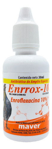 Enrrox-10 30ml - Antibiótico En Agua Bebida (catarros)
