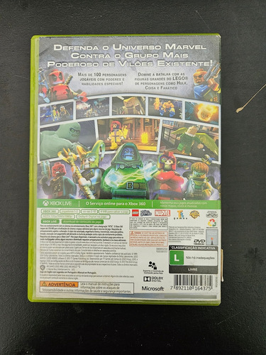 Lego Marvel Super Heroes Xbox 360 (Usado)