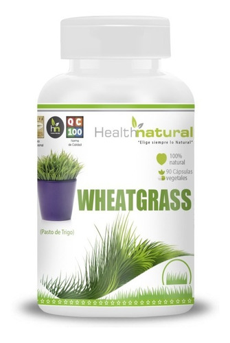 Wheatgrass 90 Cap. Vegetales / 500mg. Agronewen