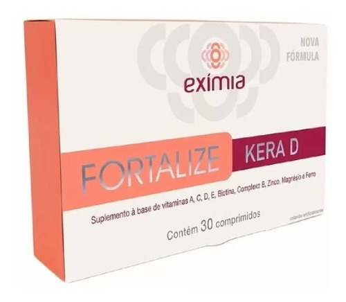 Eximia Fortalize Kera D 30 Comp- Suplemento P/cabelo E Unhas