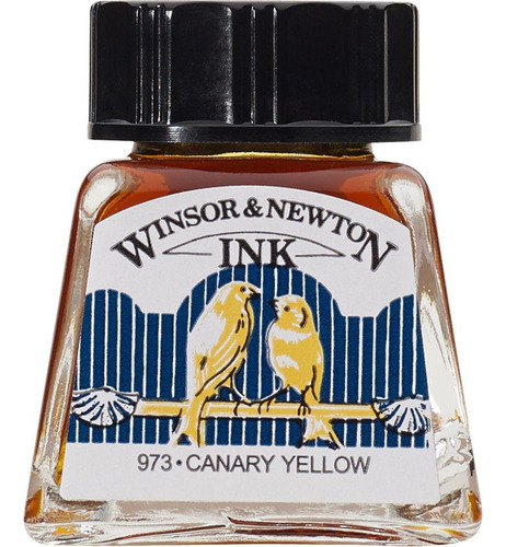 Tinta Para Desenho Winsor & Newton 14ml Canary Yellow