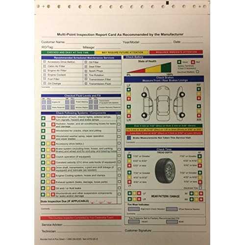 Formulario De Inspección Multipunto 2 Partes - Fd-qc-o...