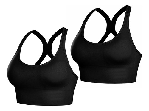 Sujetador Deportivo Alto Impacto Brassiere Tallas Extras 2pc