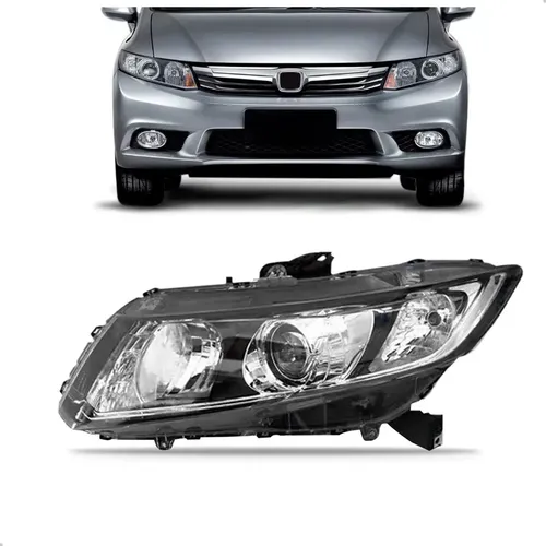 Espejo Retrovisor Derecho Blanco Para Honda Civic 2012-2015, Plegable Manual, MZORANGE