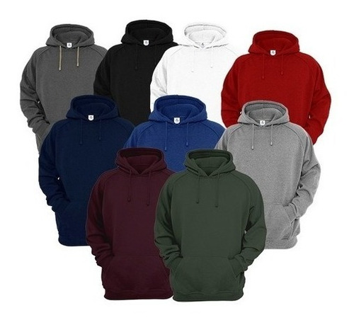 Sudaderas Yazbek Unisex Capucha Y Cangurera 9 Colores!!!