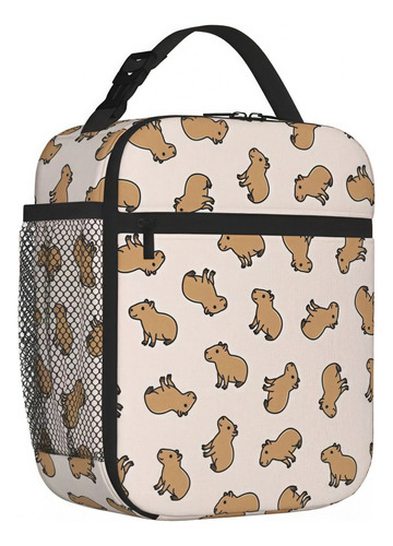 Bolsa De Almuerzo Portátil Con Forma De Capibara Para Mujer
