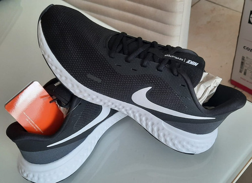 Tenis Nike Revolution 5 - Preto/branco - Super Oferta