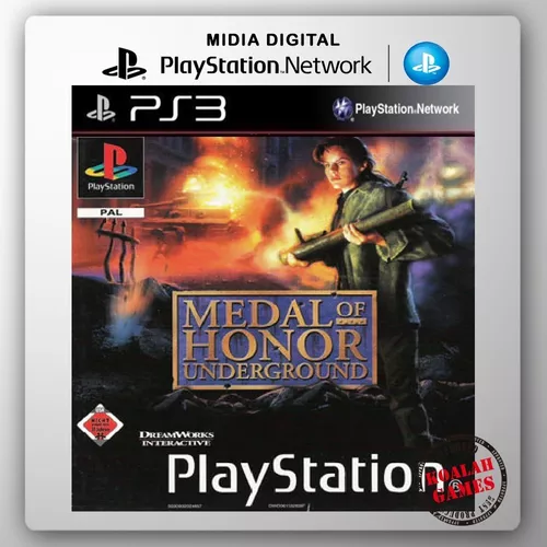 Medal of Honor Underground (Classico Ps1) Midia Digital Ps3 - WR