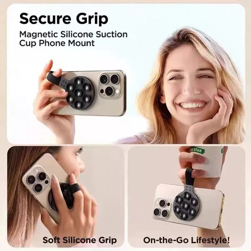 S Suporte Para Celular Com Ventosa De Adsorção Magnética