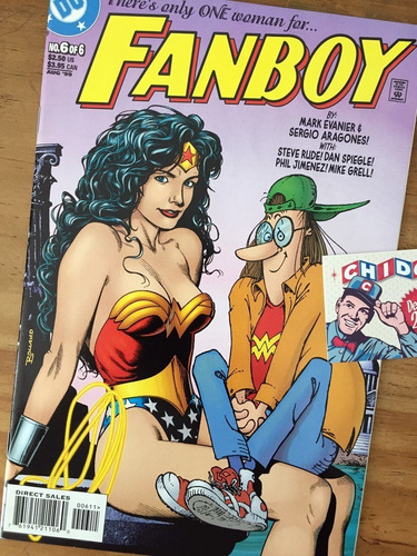 Comic - Fanboy #6 Wonder Woman Sergio Aragonés Bolland