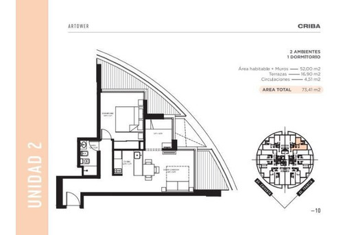 Imagen 24 de 24 de 1 Dormitorio Y Medio Con Vista, Artower (ref: Lij-5344)