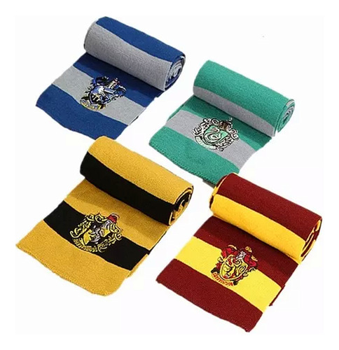 Disfraz Capa + Bufanda + Corbata De Gryffindor, Slytherin, Ravenclaw, O Hufflepuff. Harry Potter. P