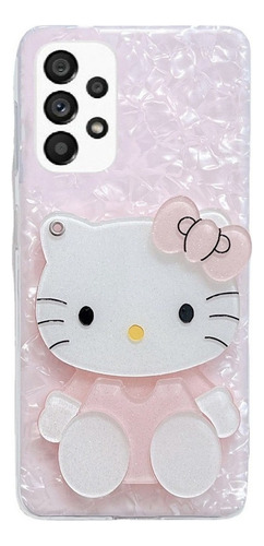 Y Case De Teléfono Kitty Cat Mirror Para Samsung S21/s22ultra