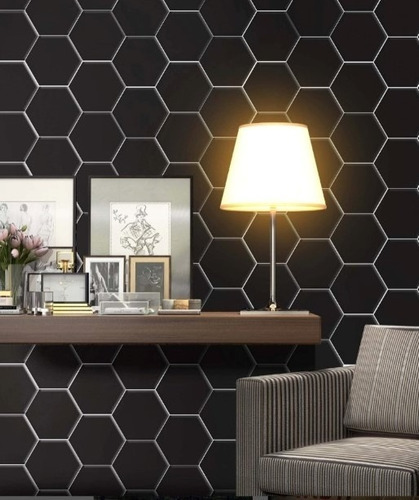 Imagen 7 de 10 de Ceramica Hexagonal Piso Pared Decoracion 20x23 Cm 1ª Calidad