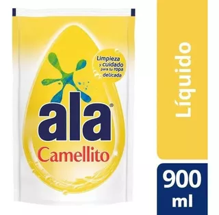 Jabón Líquido Ala Camellito Ropa Fina Dp 900ml Pack X2u