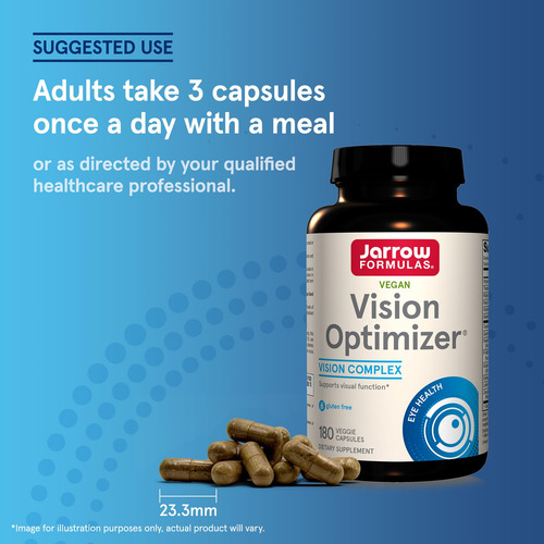 Jarrow Vision Optimizer Cápsulas 180 Salud Ocular