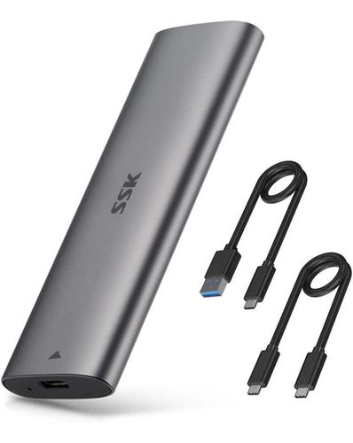 Case Lector Adaptador Ssd Usb C A M.2 Nvme Thunderbolt 3