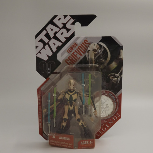 Figura Del General Grievous 30 Aniversario Original Nueva 