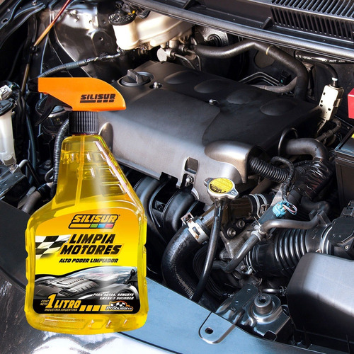 Imagen 2 de 3 de Limpia Motores Liquido Con Gatillo Silisur 1lt