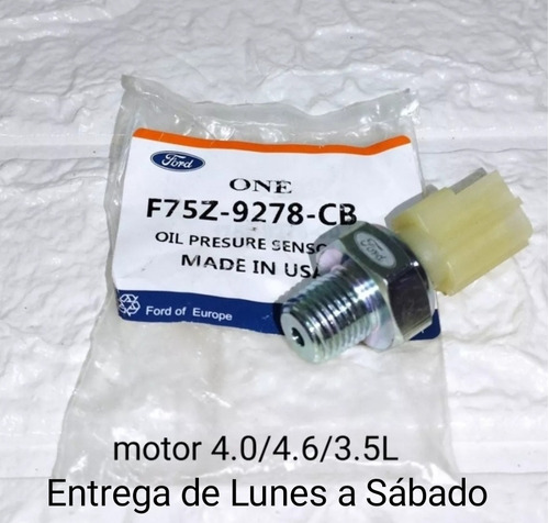 Sensor De Presión Aceite Ford Explorer 97/04  F75z-9278-cb 