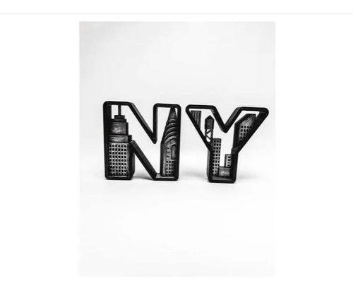 Letras Ny New York Nueva York - Diseñó Único Colores Envios